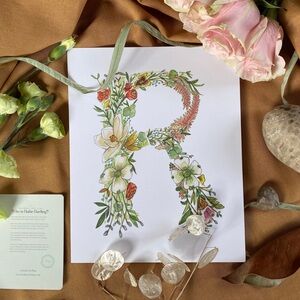 Hattie Darling - 8x10” Monogram Art Print - R